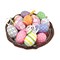 12pcs New Colorful Paper Mache Foam Egg Hanging Ornaments Easter Tree Christmas Decoration